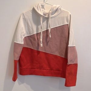 TKO fleece colorblock hoodie